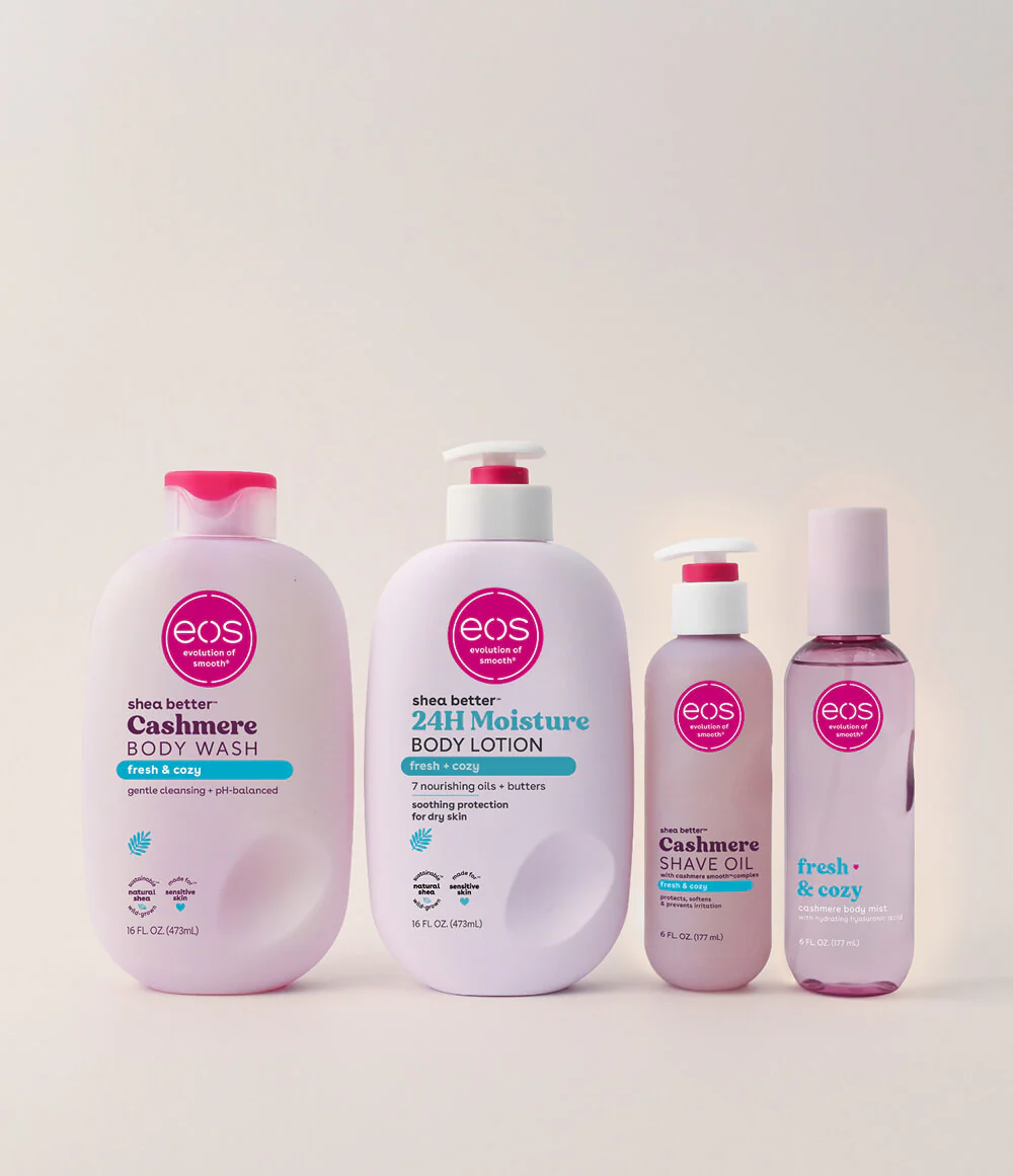Fresh & Cozy Shower Essentials - eos