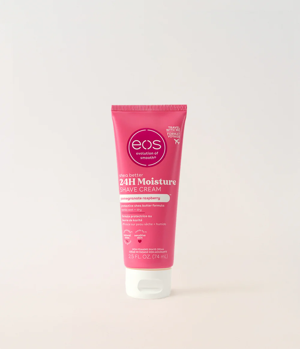 Pomegranate Raspberry Travel Shave Cream - eos