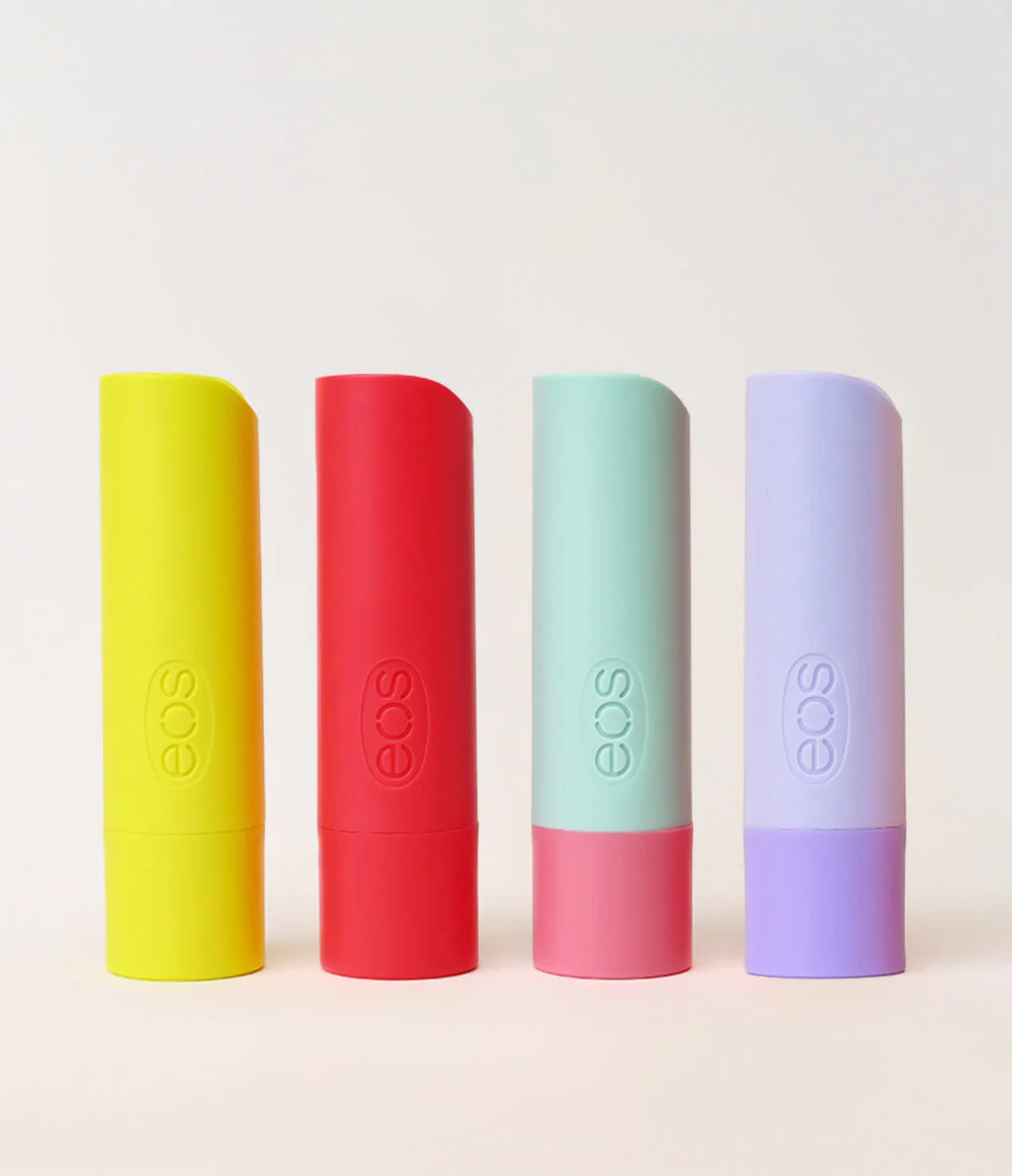 100% Natural Fruity 4-Pack Lip Balm - eos