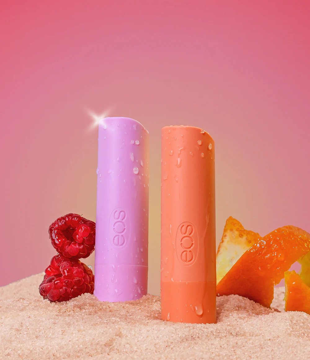 Raspberry Rosé & Tangerine Spritz 2-Pack Lip Balm - eos